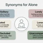 Synonyms for Alone