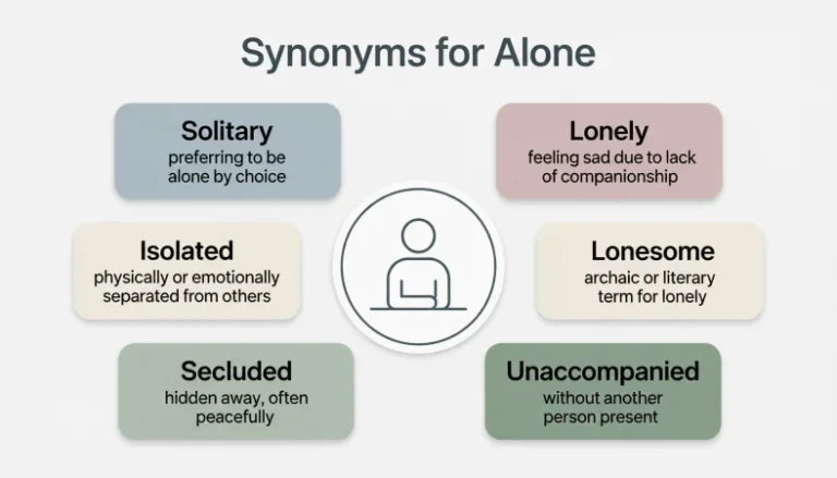 Synonyms for Alone