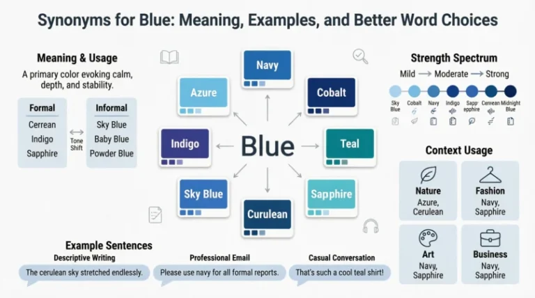 synonyms for blue