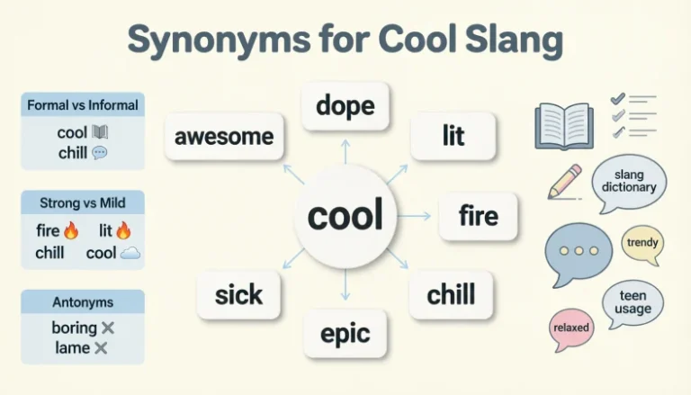 Synonyms for Cool Slang