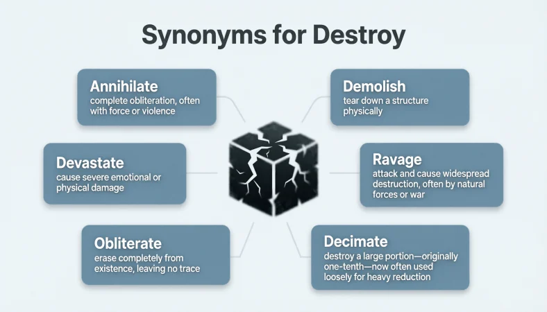synonyms for destroy