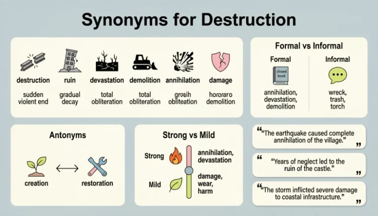 synonyms for destruction