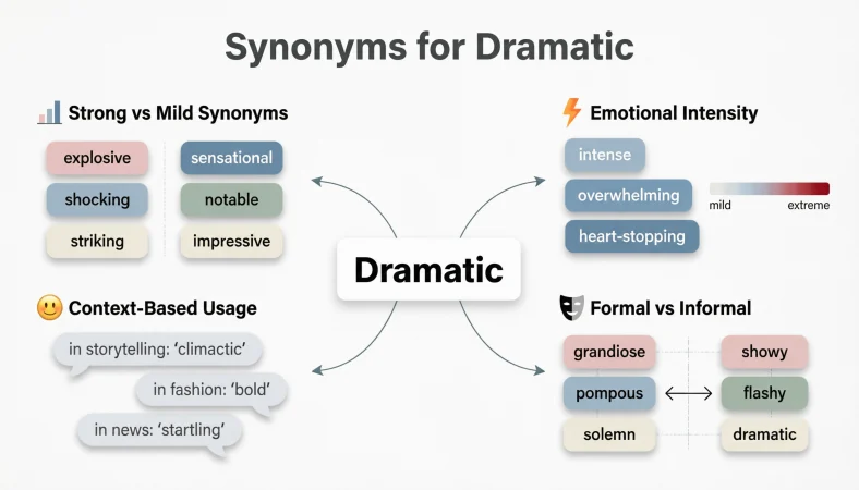 Synonyms for Dramatic