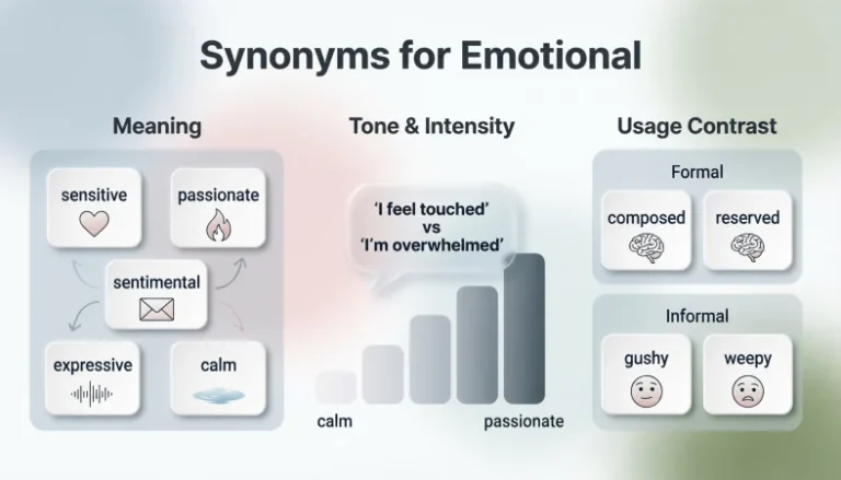 Synonyms for Emotional
