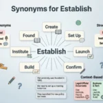 synonyms for establish