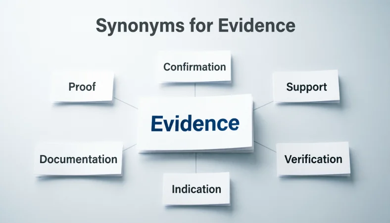 synonyms for evidence