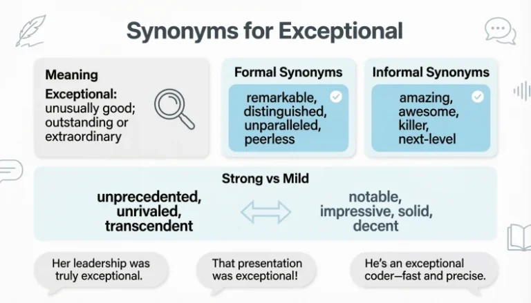 Synonyms for Exceptional