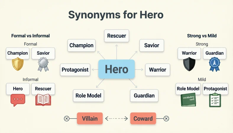 synonyms for hero