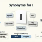 synonyms for i