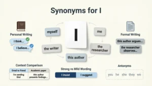 synonyms for i