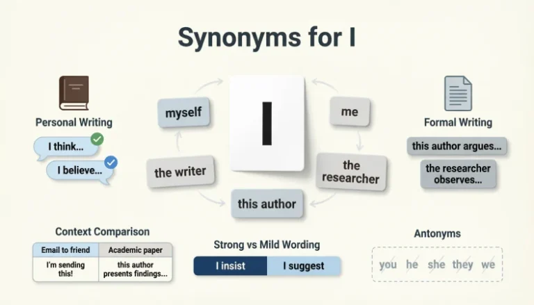 synonyms for i