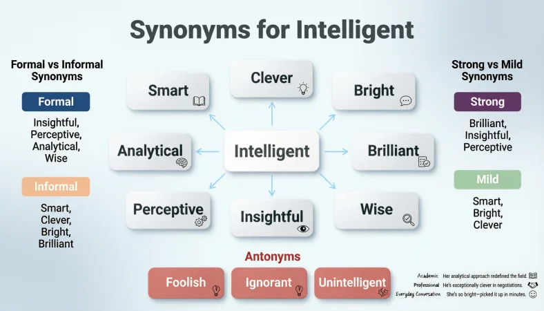 synonyms for intelligent