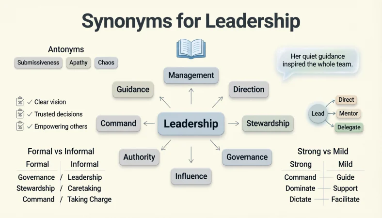 synonyms for leadership