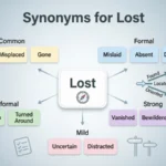 synonyms for lost