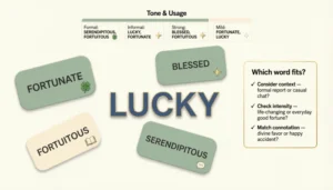 Synonyms for Lucky