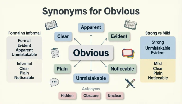 synonyms for obvious