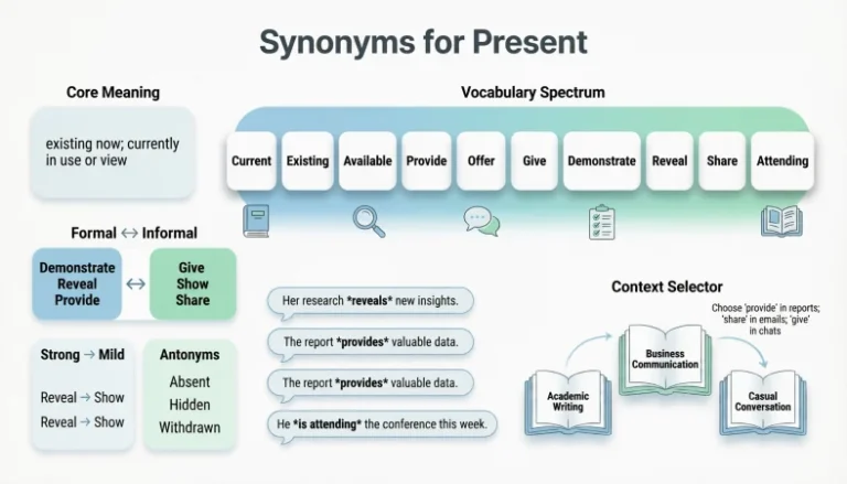 synonyms for present