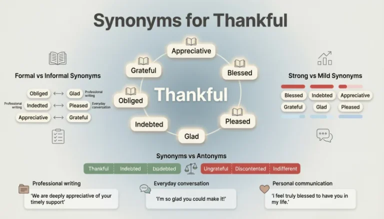 synonyms for thankful