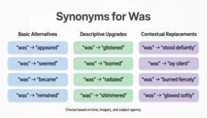 Synonyms for Was