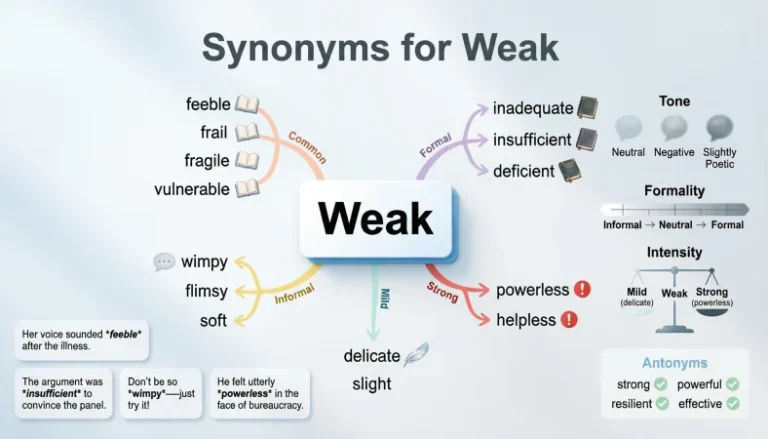 synonyms for weak