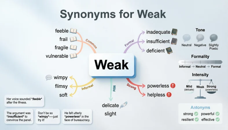 synonyms for weak