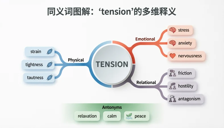 Synonyms for Tension