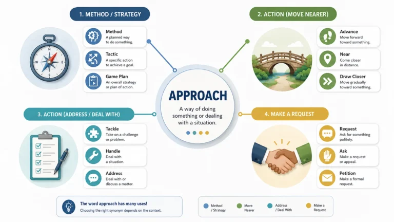 Synonyms for Approach
