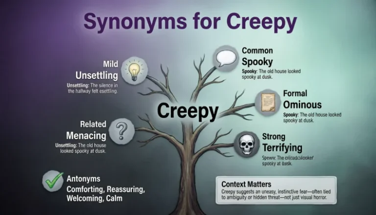 synonyms for creepy