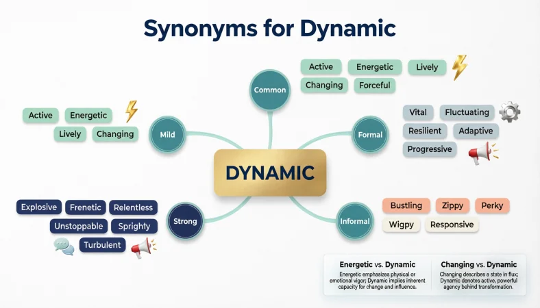 synonyms for dynamic