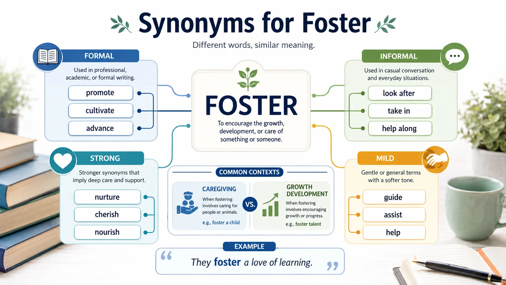 Synonyms for Foster