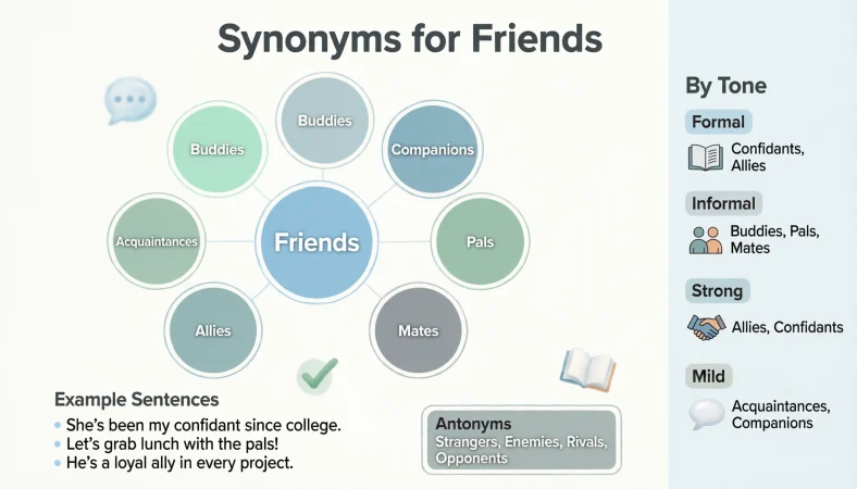 synonyms for friends