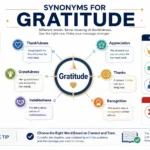 Synonyms for Gratitude