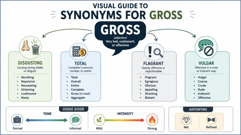 Synonyms for Gross