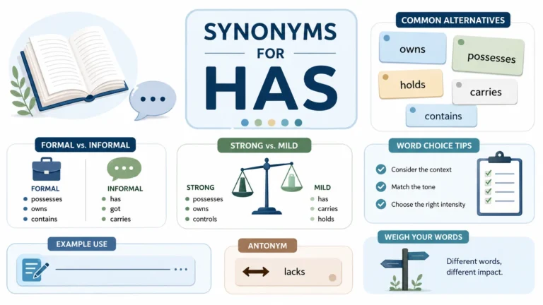 Synonyms for Has