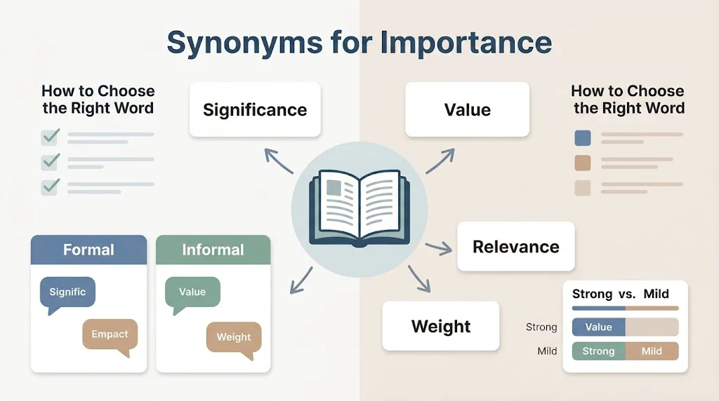 Synonyms for Importance