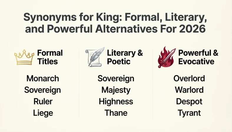 Synonyms for King