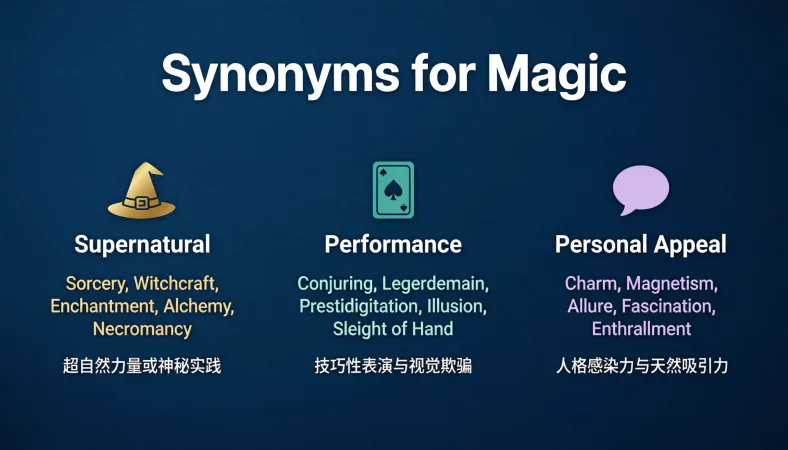 Synonyms for Magic