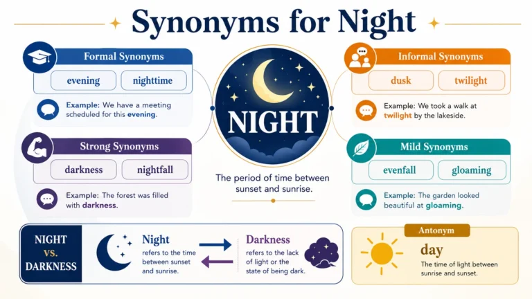 Synonyms for Night