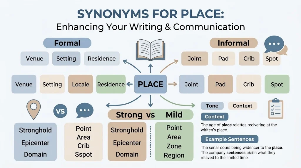 Synonyms for Place