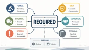 Synonyms for Required