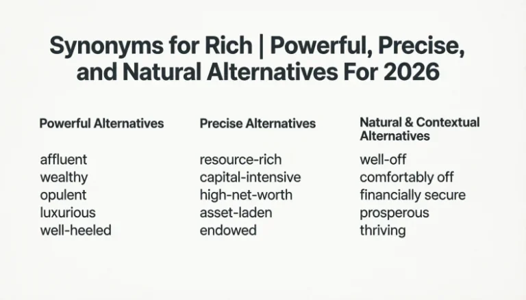 synonyms for rich