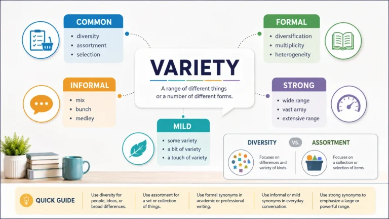 Synonyms for Variety